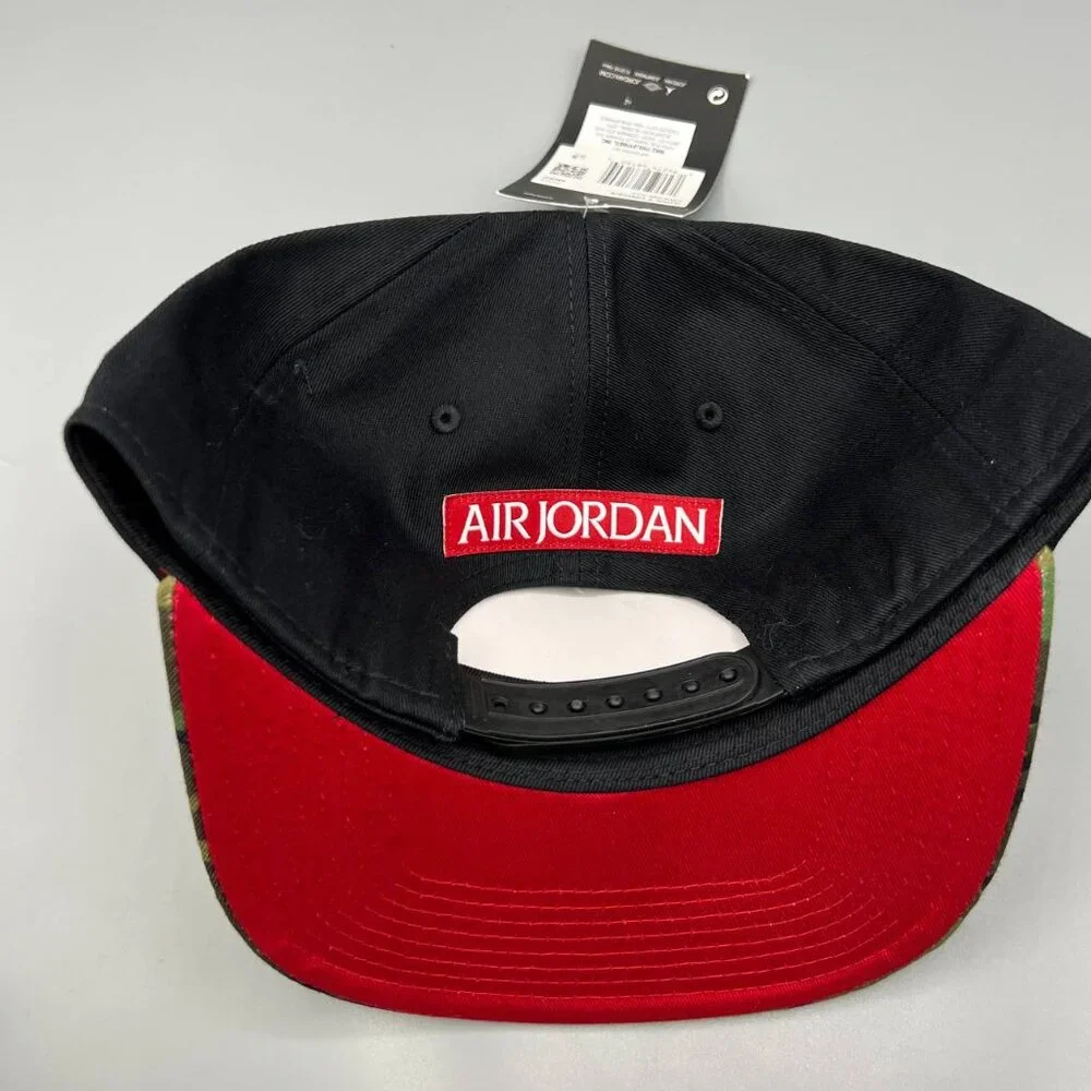 Nike Air Jordan‎ Pro Hat Men Black Camouflage Jumpman Snap Back Cap New